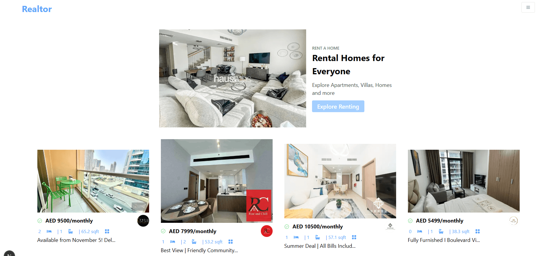 Realtor – Real-State Platform